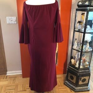 Burgundy Gown New without Tag